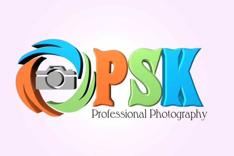 PSK photography logo animation