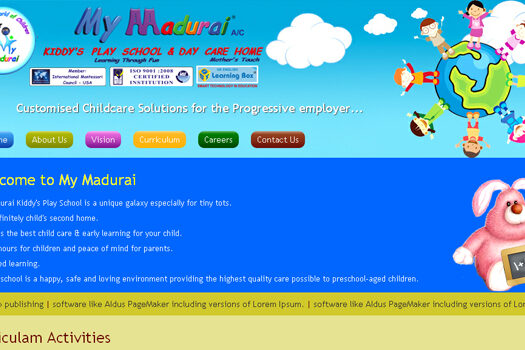 schools colleges website design and development low cost madurai chennai coimbatore