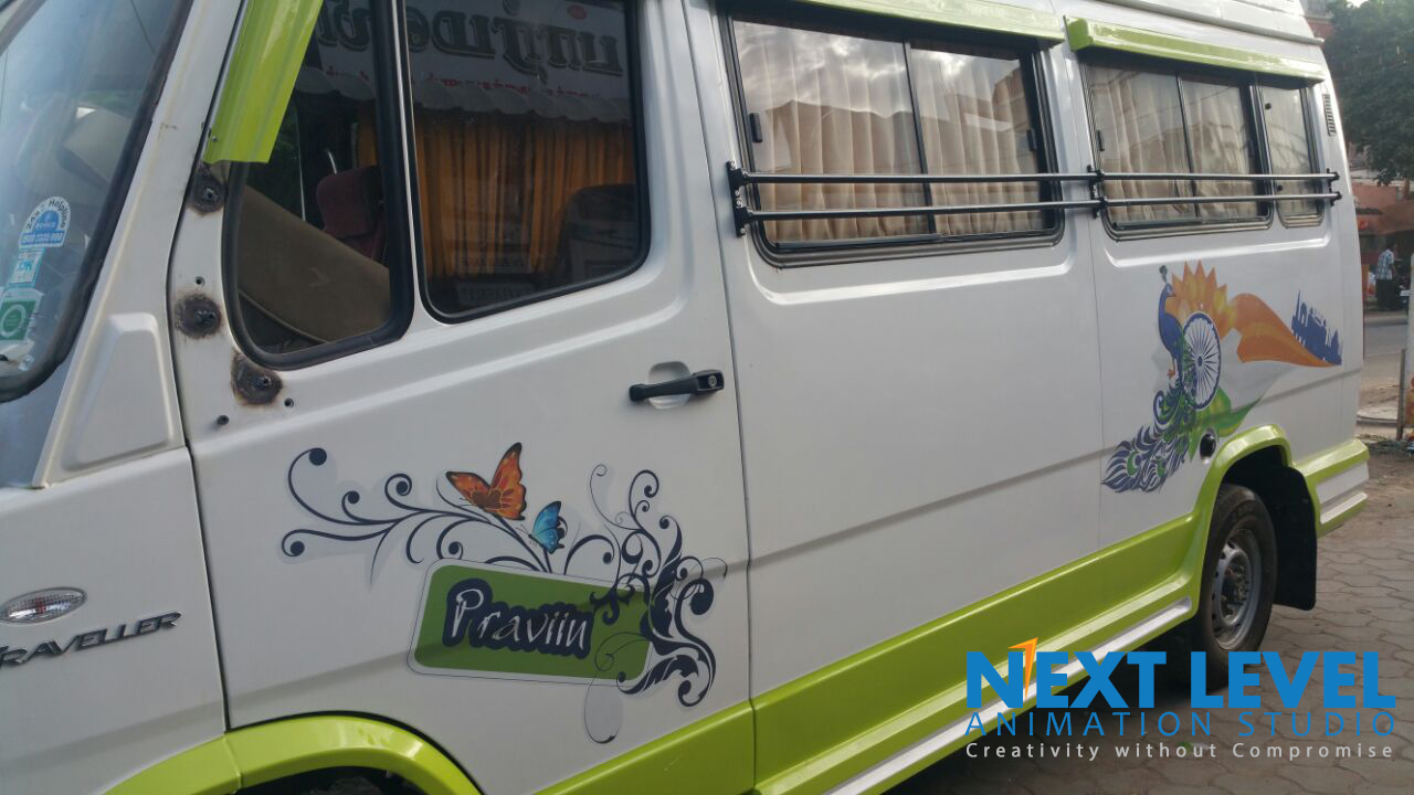 bus painting designs in India