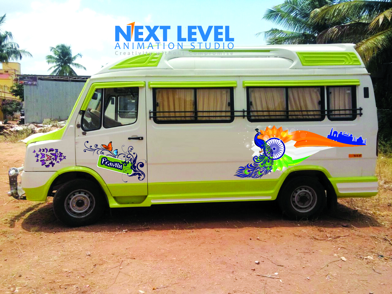 bus painting designs in India