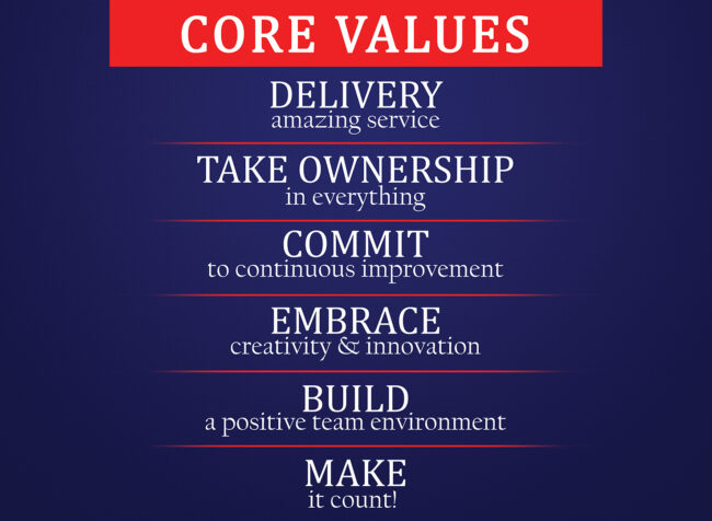 well graphics designing, motivating words Core Values in Madurai, India