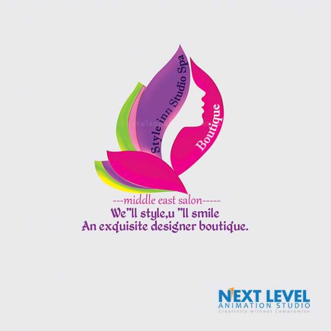 beauty parlour and spa, salon beautiful logo design in development in India Tamil nadu Madurai