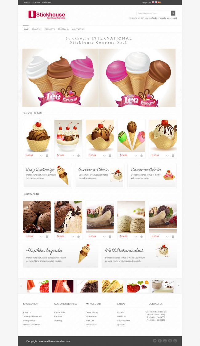 template design & development in Mumbai