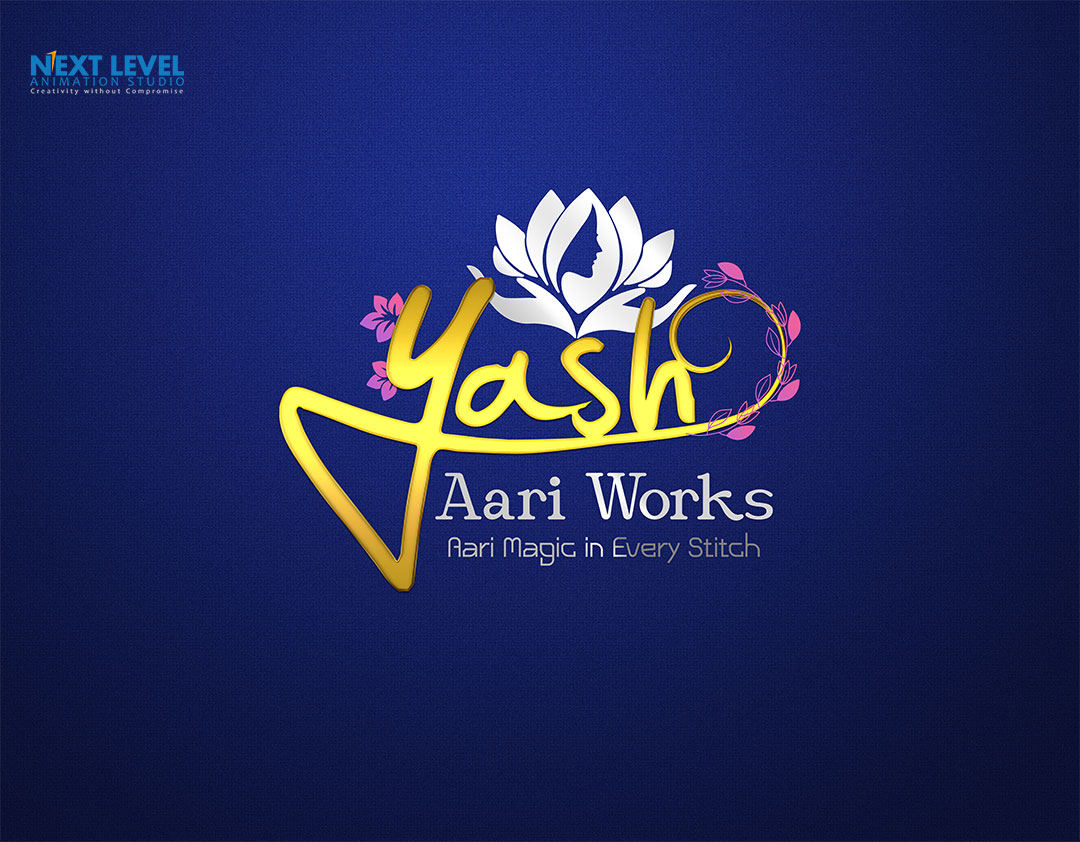 aari works designing company logo in Madurai embroidering company logo design in Madurai