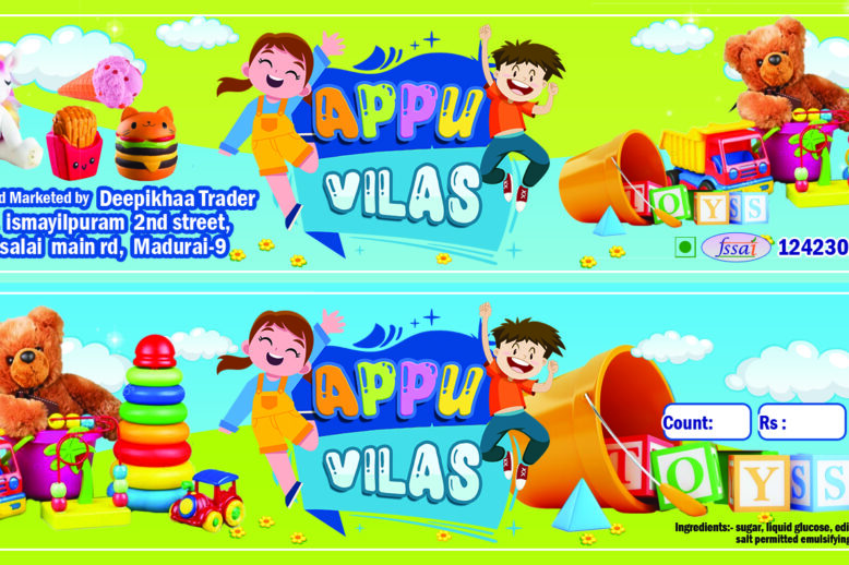 corporate product package graphics design in Madurai